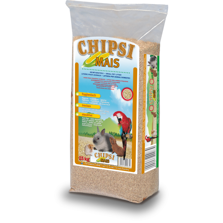 Chipsi Einstreu Mais - 15 kg