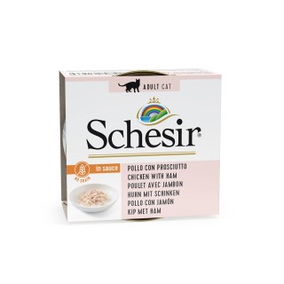 Schesir in natürlicher Sauce 6 x 70 g - Huhn mit Schinken