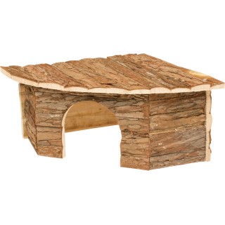 Duvoplus Ecken-Lodge aus Rinde - M