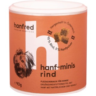 Hanfred Hanf Minis Rind - 90 g