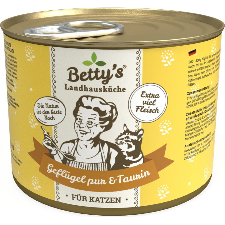 Betty's Landhausküche Geflügel PUR - 200 g