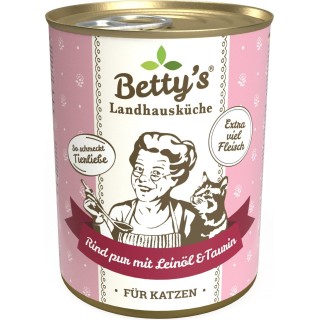 Betty's Landhausküche Rind pur mit Leinöl - 400 g