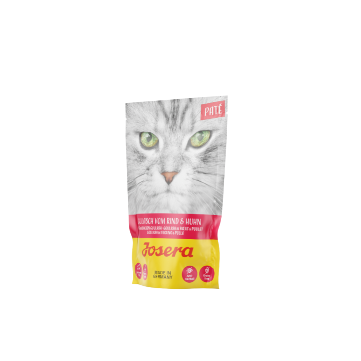 JOSERA Paté Gulasch vom Rind & Huhn 16 x 85 g