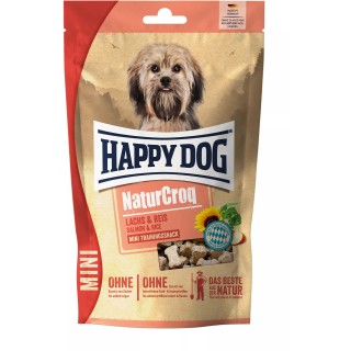 Happy Dog NaturCroq Mini Snack Lachs und Reis - 100 g