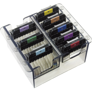 Wahl Professional Edelstahl-Aufsteckkämme in Aufbewahrungsbox - 1 Set