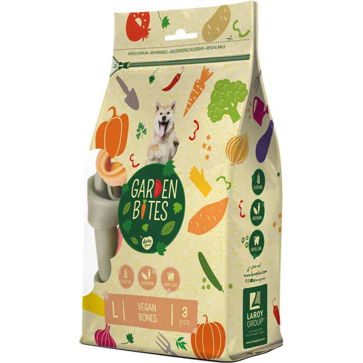 Duvoplus Garden Bites vegan bones L - 14,5 cm - 3 Stk