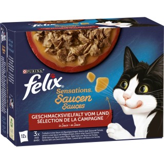 Felix Sensations Saucen Geschmacksvielfalt vom Land 12x85g - 1.020 g