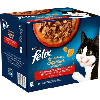 Felix Sensations Saucen Geschmacksvielfalt vom Land 24x85g - 2.040 g