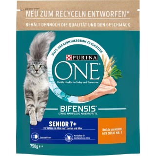 PURINA ONE Senior 7+ mit Huhn - 750 g