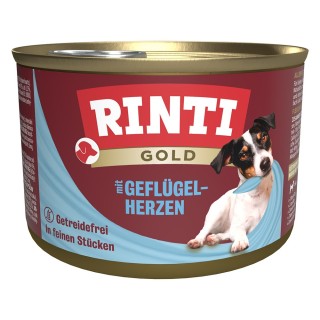 Sparpaket RINTI Gold 24 x 185 g - Geflügelherzen