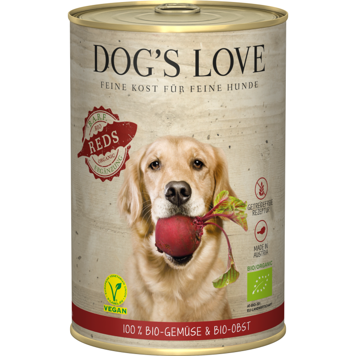DOG'S LOVE BIO Reds Vegan , 400 g - 400 g