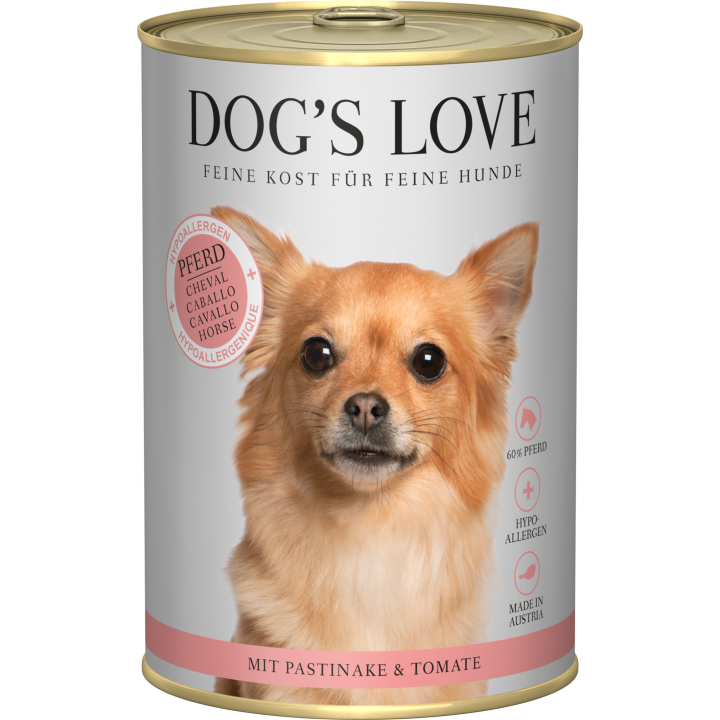 DOG'S LOVE Hypoallergen Pferd , 400 g - 1 Stk