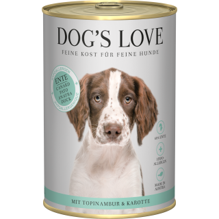 DOG'S LOVE Hypoallergen Ente , 400 g - 1 Stk