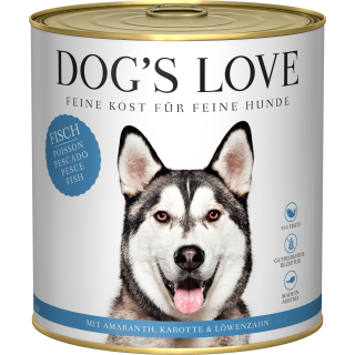 DOG'S LOVE Adult Fisch , 800 g