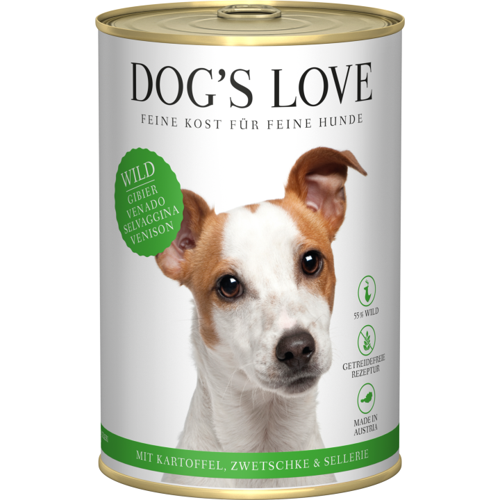 DOG'S LOVE Adult Wild , 400 g - 400 g