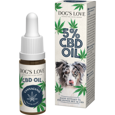 DOG'S LOVE Canna CBD Öl 5% , 10 ml - 10 ml