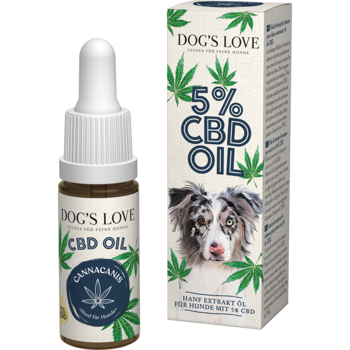 DOG'S LOVE Canna CBD Öl 5% , 10 ml - 10 ml