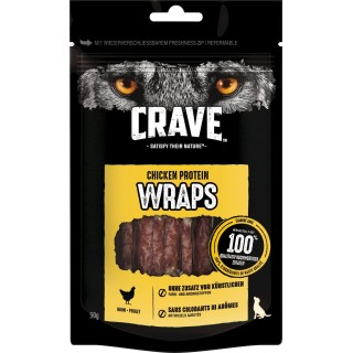 Crave Dog Snack Wrap mit Huhn - 50 g