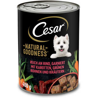 Cesar Natural Goodness Terrine reich an Rind - 400 g