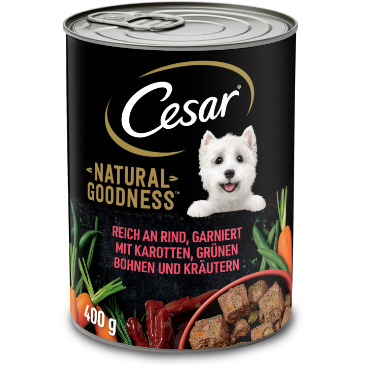 Cesar Natural Goodness Terrine reich an Rind - 400 g