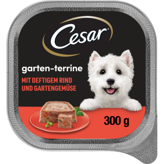 Cesar Garten-Terrine mit deftigem Rind - 300 g