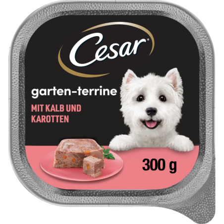 Cesar Garten-Terrine mit Kalb und Karotten - 300 g