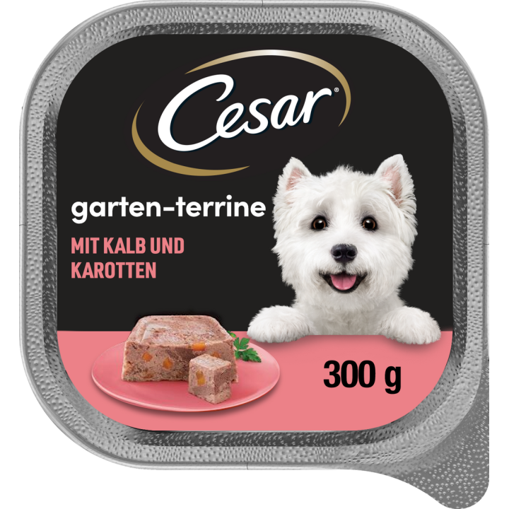 Cesar Garten-Terrine mit Kalb und Karotten - 300 g