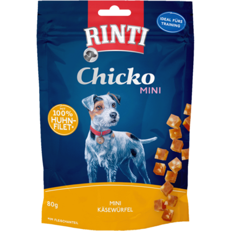 Rinti Chicko Mini Käsewürfel Huhn - 80 g