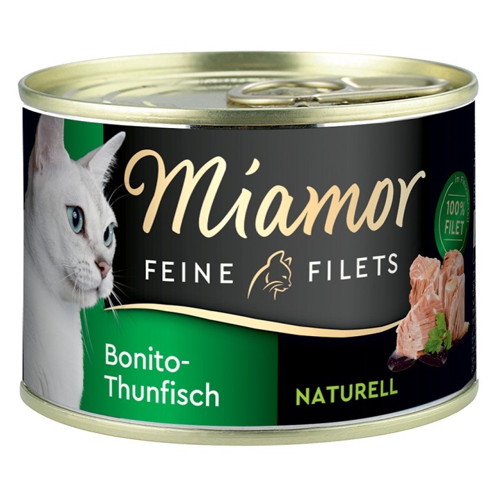 Miamor Feine Filets Naturelle 6 x 156 g - Bonito-Thunfisch