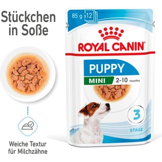 Royal Canin Mini Puppy in Soße 12x85 g - 1.020 g