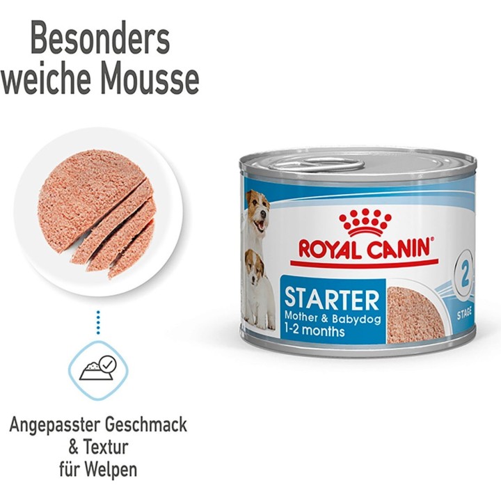 Royal Canin Starter Mousse 12x195 g - 2.340 g