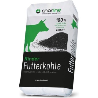 CharLine Futterkohle Pulver für Rinder - 10 kg
