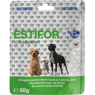 NutriLabs ESTIFOR Kautabletten für Hunde - 10 Kautabletten