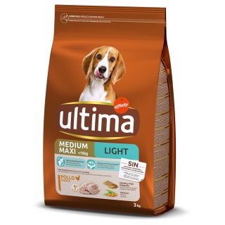 Ultima Medium / Maxi Light Adult Huhn - 3 kg