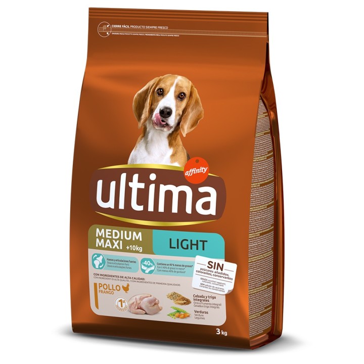 Ultima Medium / Maxi Light Adult Huhn - 3 kg