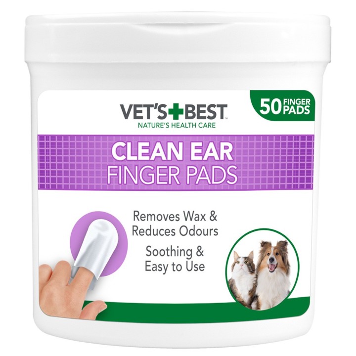 Vet's Best® Clean Ohren-Reinigungspads - 50 Pads
