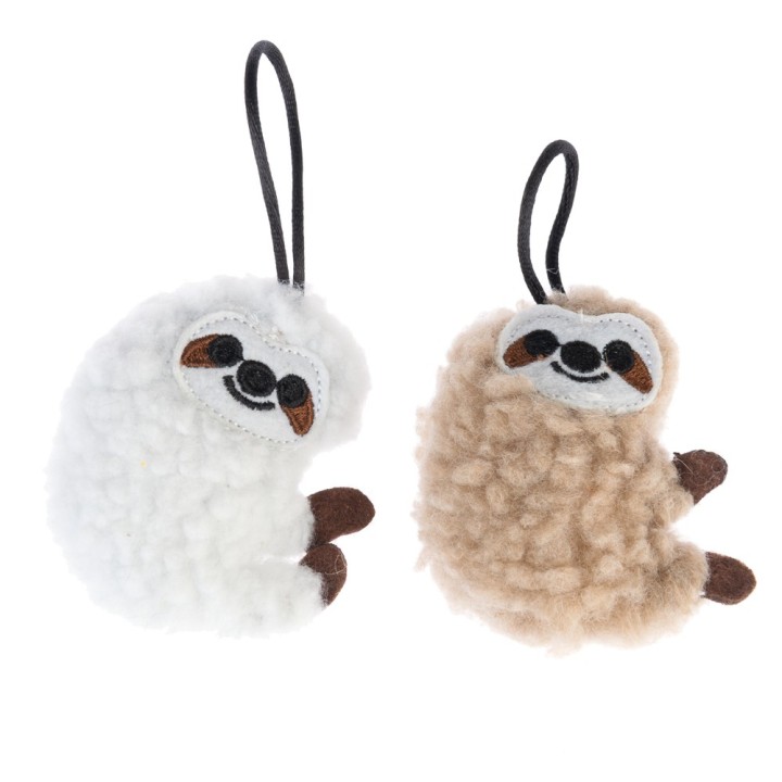 TIAKI Katzenspielzeug-Set Faultiere mit Katzenminze - 2er Pack