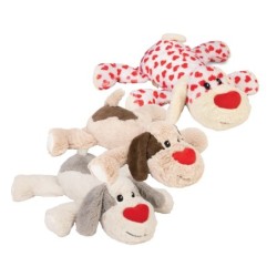 Beeztees XL Herz-Kuscheltier - Joep - Beige - 48 x 46 x 11 cm