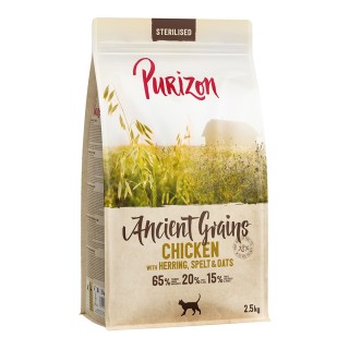 Purizon Adult Sterilised Huhn mit Fisch - Urgetreide - 2,5 kg