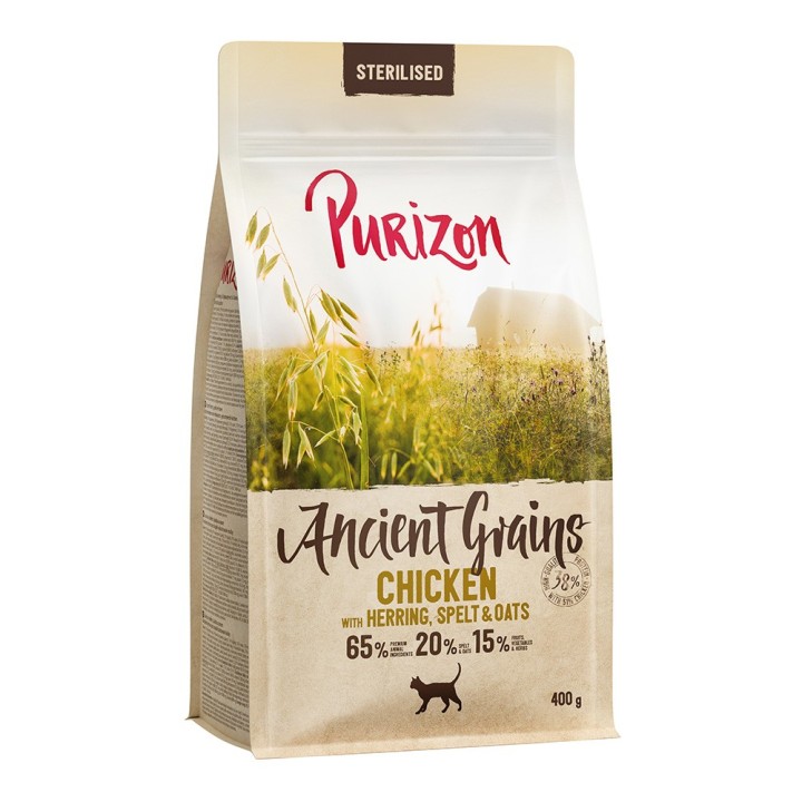 Purizon Adult Sterilised Huhn mit Fisch - Urgetreide - 400 g