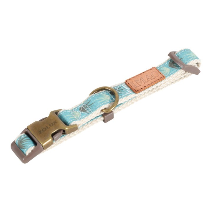 Zolux Taiga Halsband, blau Größe L: 40 - 65 cm Halsumfang, B 25 mm