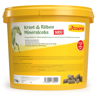 JOSERA Kraut&Rüben Mineralcobs 3 kg