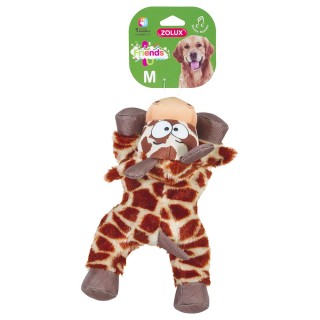 Zolux Friends Hundespielzeug Giraffe Olaf - L 28,2 x B 17 x H 17 cm