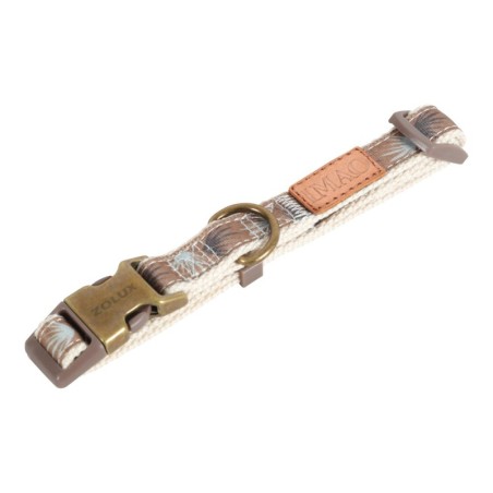 Zolux Taiga Halsband, braun - Größe M: 30 - 51 cm Halsumfang, B 20 mm