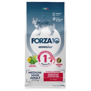 Forza 10 Diet Mono Medium & Large Sensitive Digestion mit Fisch - 10 kg