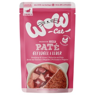 WOW Cat Junior 12 x 125 g - Geflügel & Leber
