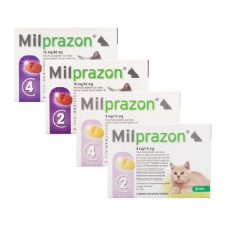 Milprazon große Katze (16 mg) - 4 Tabletten