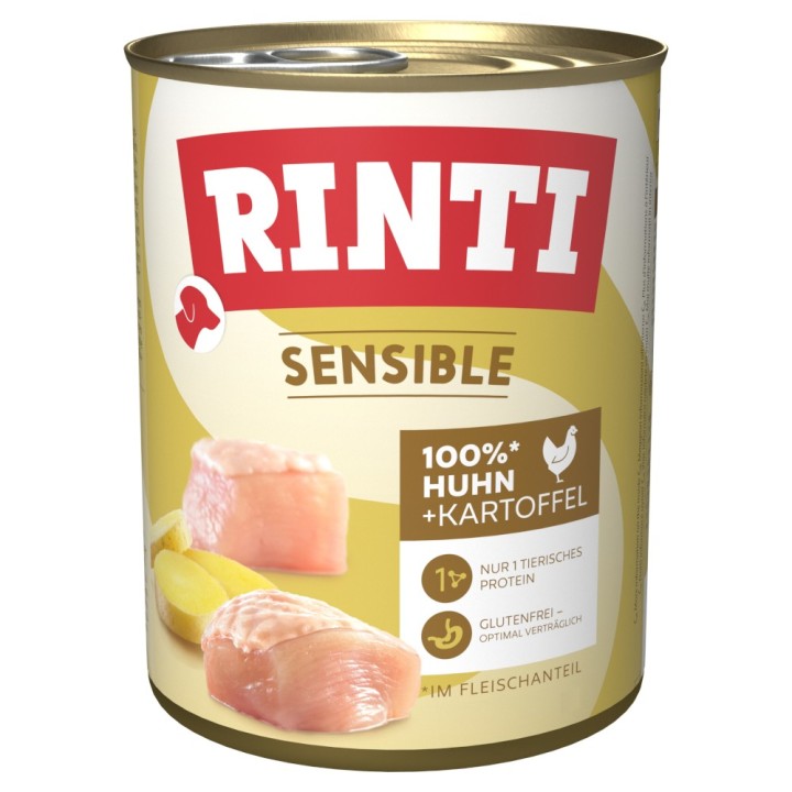 RINTI Sensible 6 x 800 g - Huhn & Kartoffel