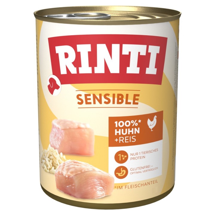 RINTI Sensible 6 x 800 g - Huhn & Reis