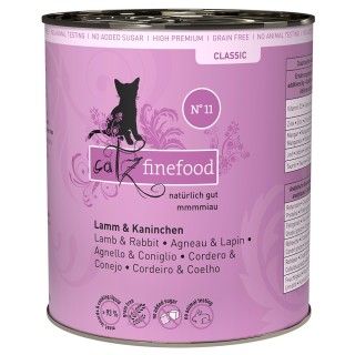 catz finefood 6 x 800 g - Lamm & Kaninchen